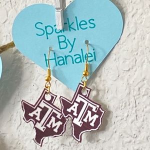 Texas A & M Earrings